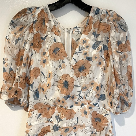 Rebecca Taylor Amelie Fleur Wrap Dress - Picture 7 of 9